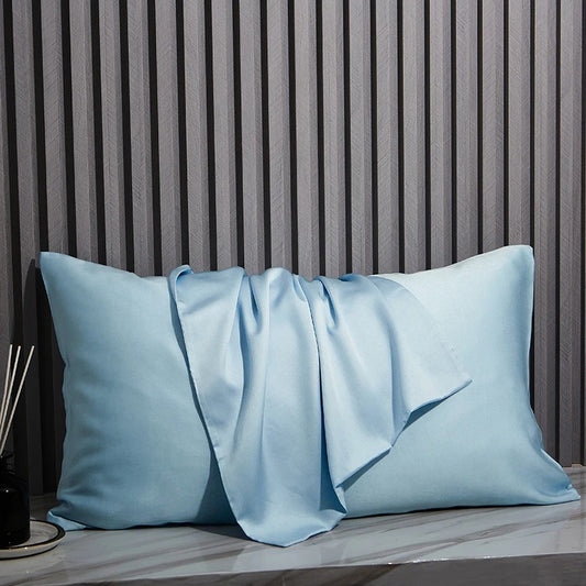 Silk Pillowcase - Light Blue