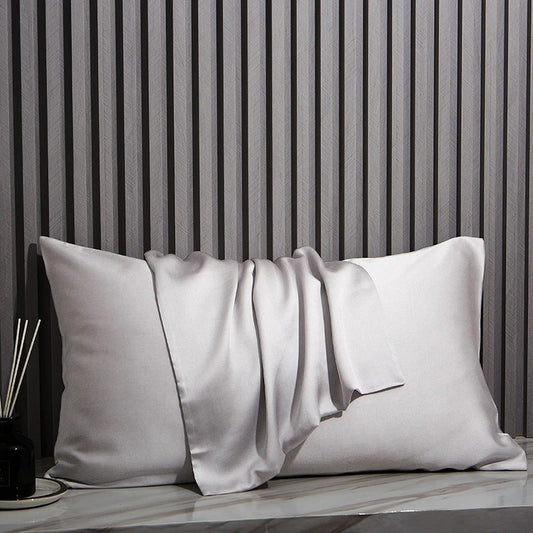 Silk Pillowcase - Silver Grey